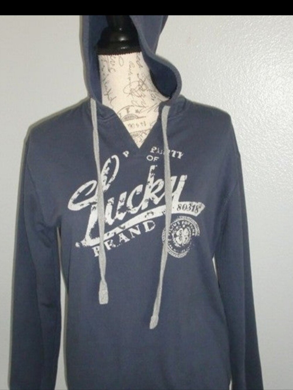 Lucky Brand Hooded Sweatshirt sz small Sweater